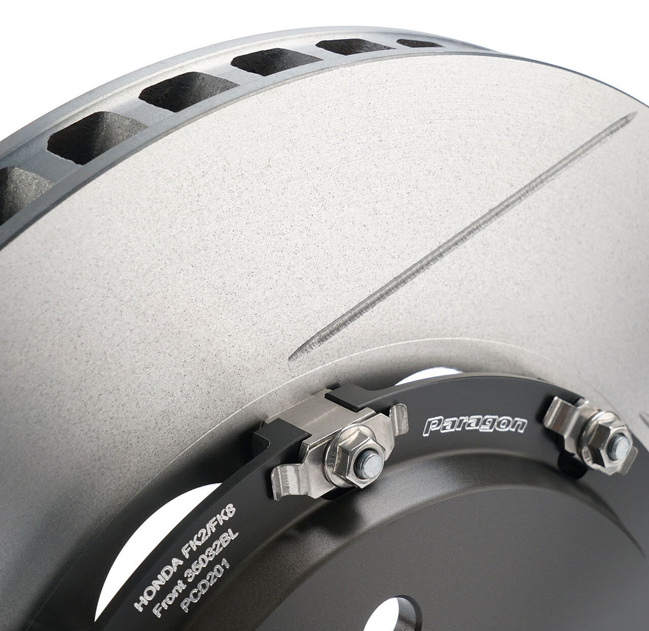 Paragon 2-piece Rotors Front Pair 370mm x 34mm - Audi RS3 8V / 8V.5 (Sedan)