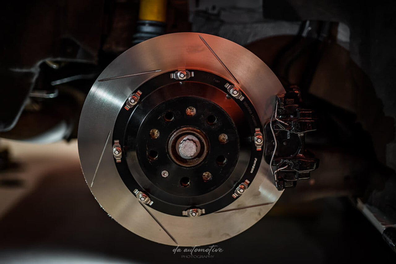 Paragon 2-piece Rotors Rear Pair 350mm x 22mm (13.78" x 0.87") - Audi RS3 (8V / 8V.5) Inc. Caliper Carrier