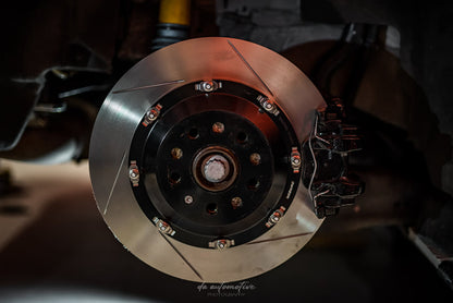 Paragon 2-piece Rotors Rear Pair 350mm x 22mm (13.78" x 0.87") - Audi RS3 (8V / 8V.5) Inc. Caliper Carrier