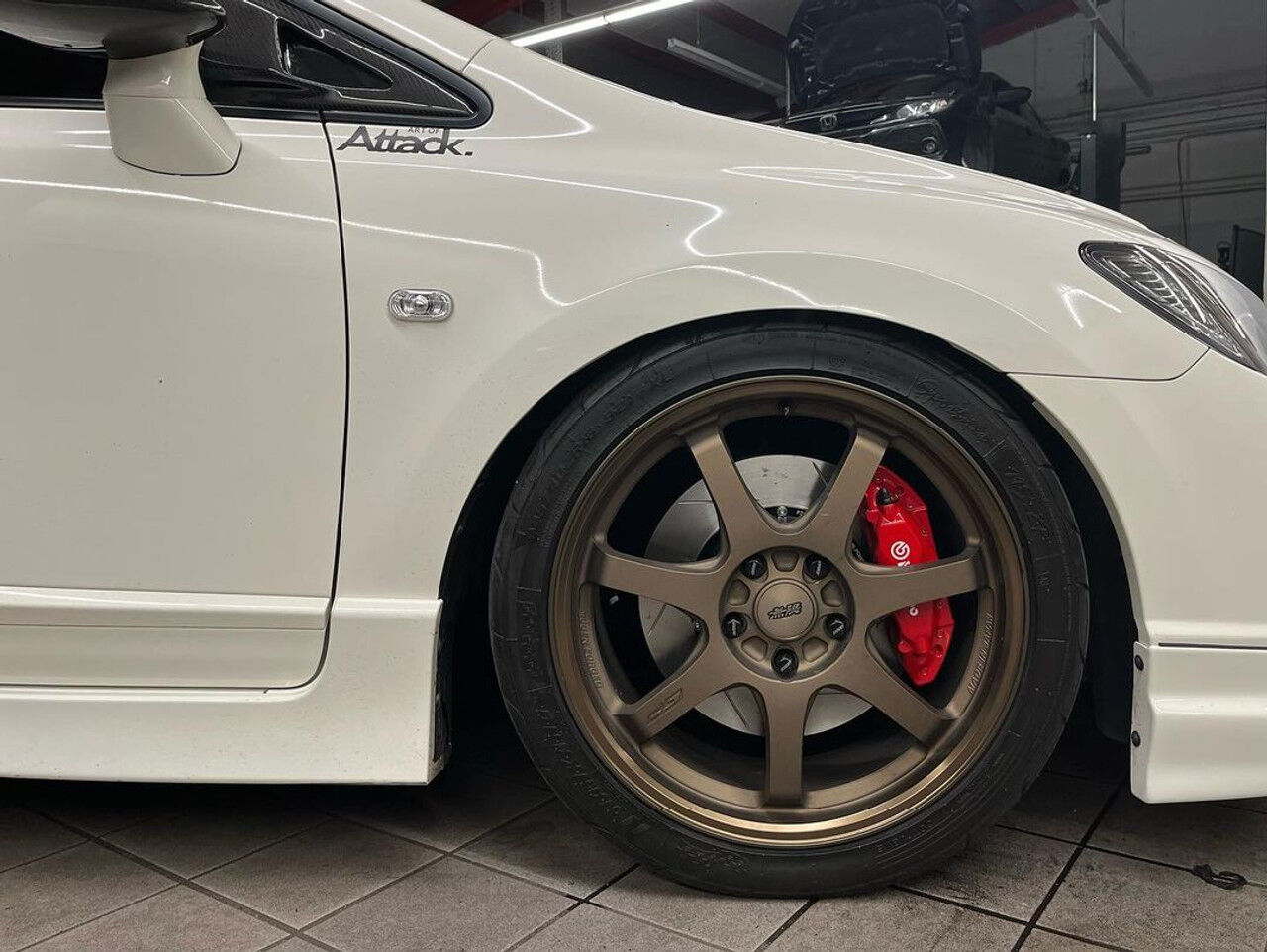 Paragon 2-piece Rotors Front Pair 320mm x 25mm- Honda Civic Type R FD2