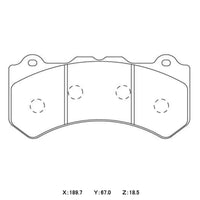 Paragon Pads P2 suit Nissan R35 Front Street
