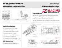 Pedal Slider Kit PE-006-1003