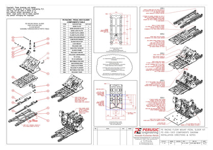 Pedal Slider Kit PE-006-1003