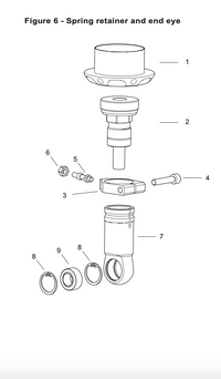 Ohlins Spring Retainer 50.8mm (2") - McLaren 720S