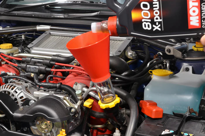 RCM Engine Oil Fill Funnel for Subaru WRX/STI/FXT/LGT