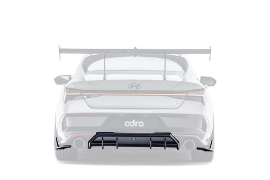 Final Edition Carbon Fiber Rear Diffuser for Hyundai i30N Sedan / Elantra N Facelift 2024+