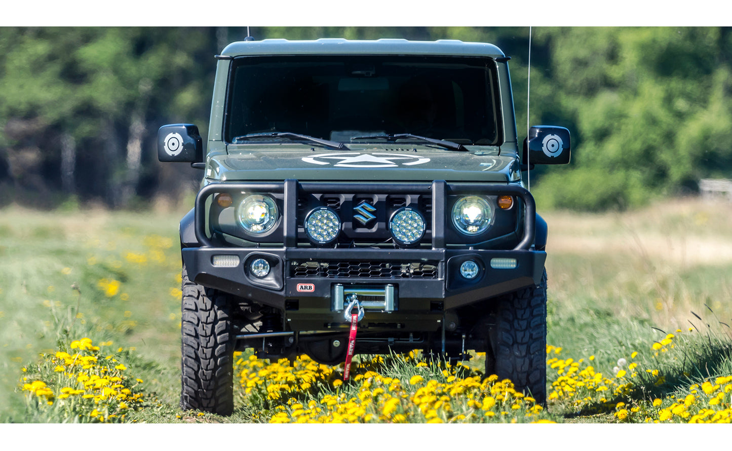 Ohlins Adventure 2 Way adjustable shocks Suzuki Jimny GJ