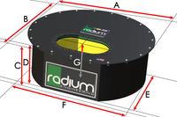 Radium 20-0611 RA-Series Fuel Cell, 10.5 Gallon (39.7L) Spare Tyre, FIA & SFI - Radium Engineering | Coore Australia
