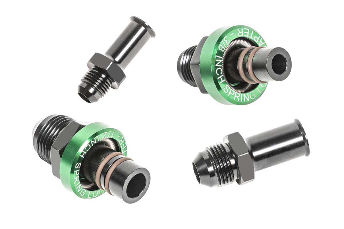 Radium 8AN Male to 1/2" Spring Lock Male Fitting - Radium Engineering | Coore Australia