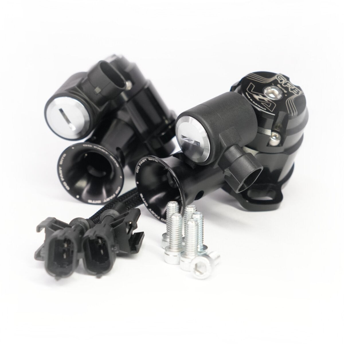 GFB VTA Dual Diverter Valves w/Integrated Solenoid – Alfa Romeo Giulia/Stelvio Quadrifoglio (952/949) 2.9
