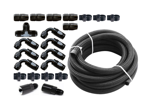 Torque Solution Fuel Line Fitting Kit | Subaru WRX STI (All Years)