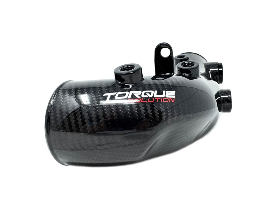 Torque Solution HD Turbo Inlet Pipe: Subaru WRX 02-07, STI 04-21 – Carbon Fiber – OEM / 2.4" Turbo Inlet