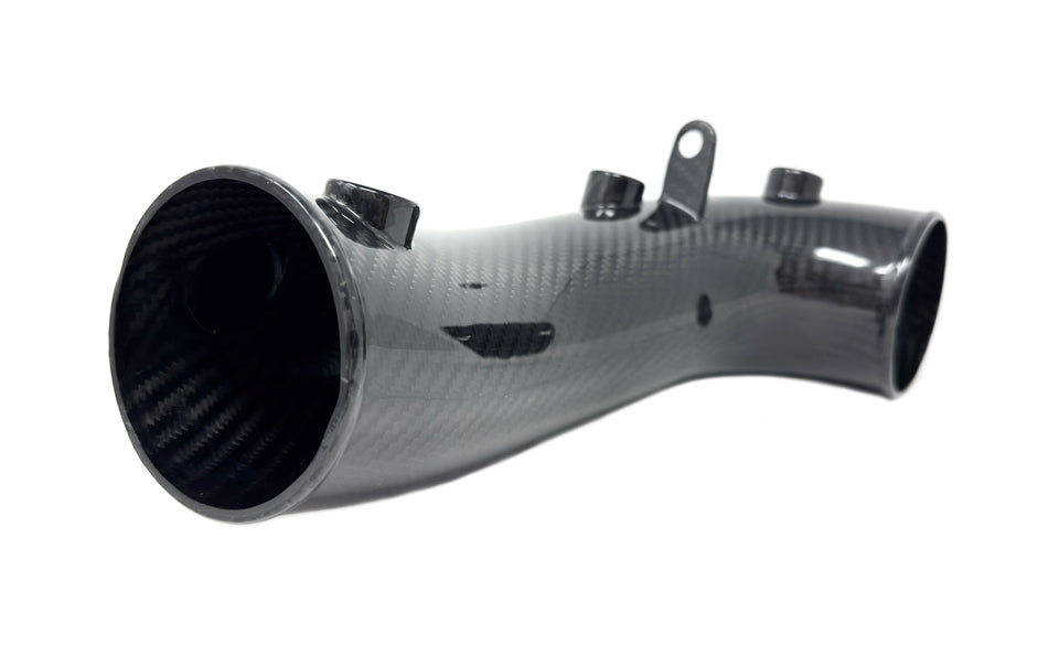 Torque Solution HD Turbo Inlet Pipe: Subaru WRX 02-07, STI 04-21 – Carbon Fiber – OEM / 2.4" Turbo Inlet