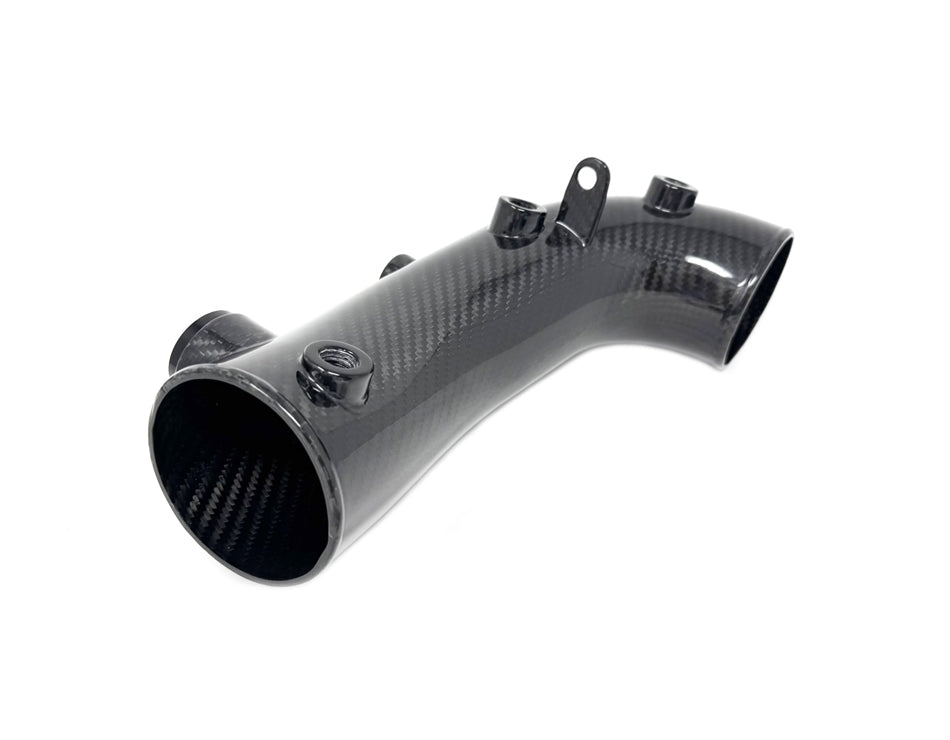 Torque Solution HD Turbo Inlet Pipe: Subaru WRX 02-07, STI 04-21 – Carbon Fiber – OEM / 2.4" Turbo Inlet