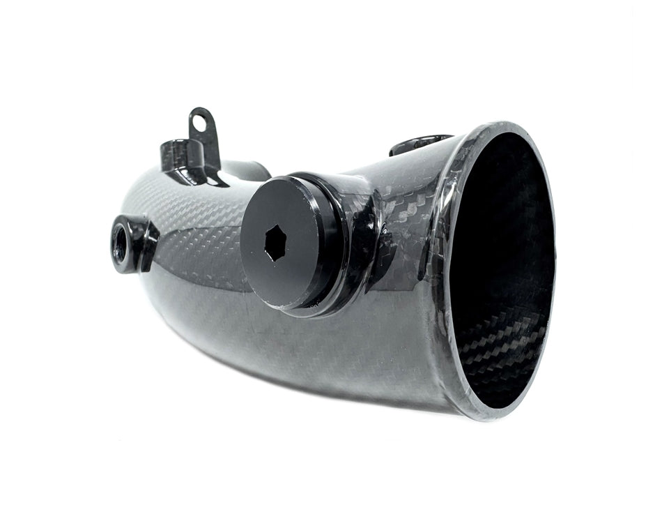 Torque Solution HD Turbo Inlet Pipe: Subaru WRX 02-07, STI 04-21 – Carbon Fiber – OEM / 2.4" Turbo Inlet