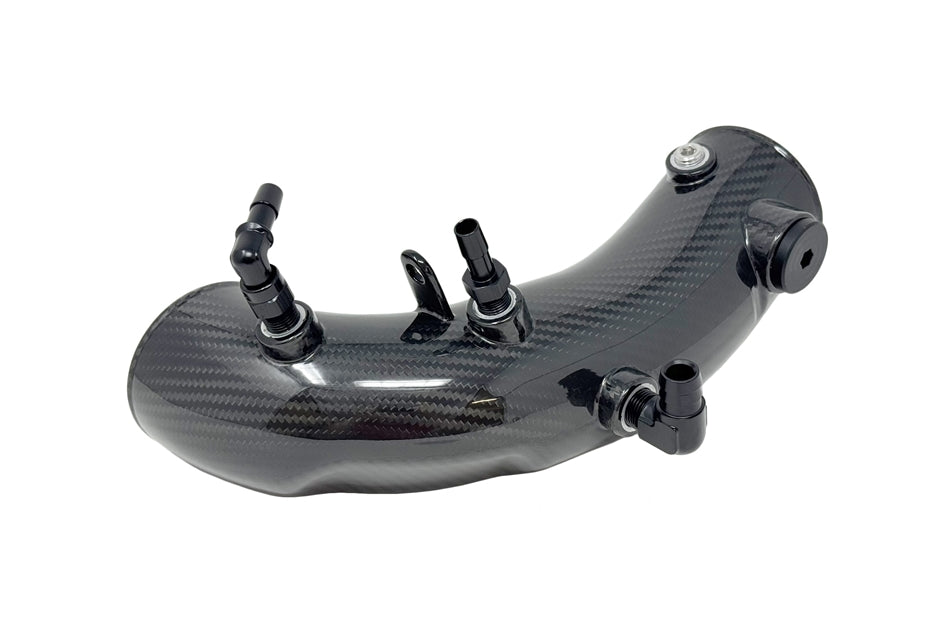 Torque Solution HD Turbo Inlet Pipe: Subaru WRX 02-07, STI 04-21 – Carbon Fiber – OEM / 2.4" Turbo Inlet