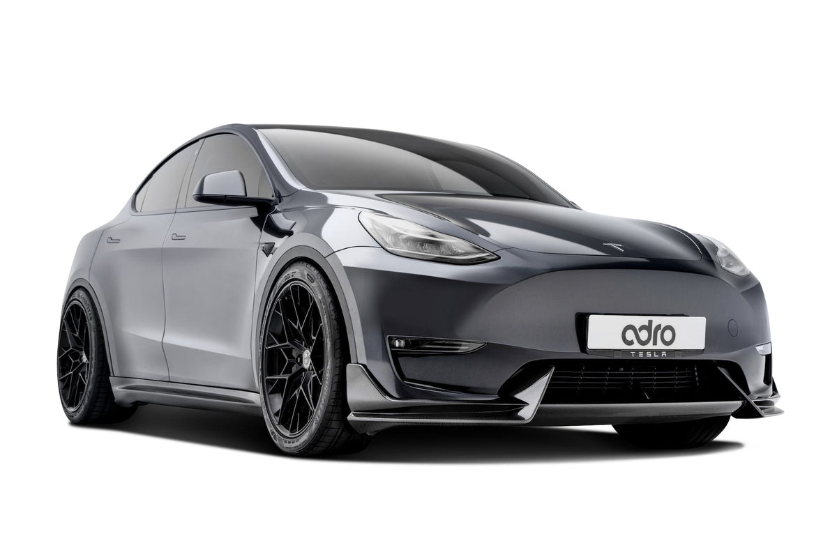 Tesla Model Y V1 Dry Carbon Fiber Front Lip 2022-2024