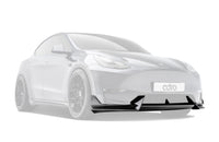 Tesla Model Y V1 Dry Carbon Fiber Front Lip 2022-2024