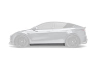 Tesla Model Y V1 Dry Carbon Fiber Side Skirts 2022-2024