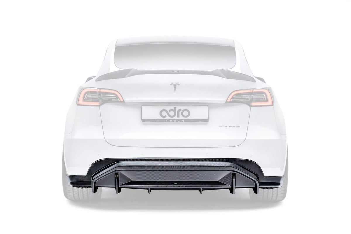 Tesla Model Y V2 Carbon Fiber Rear Diffuser 2022-2024