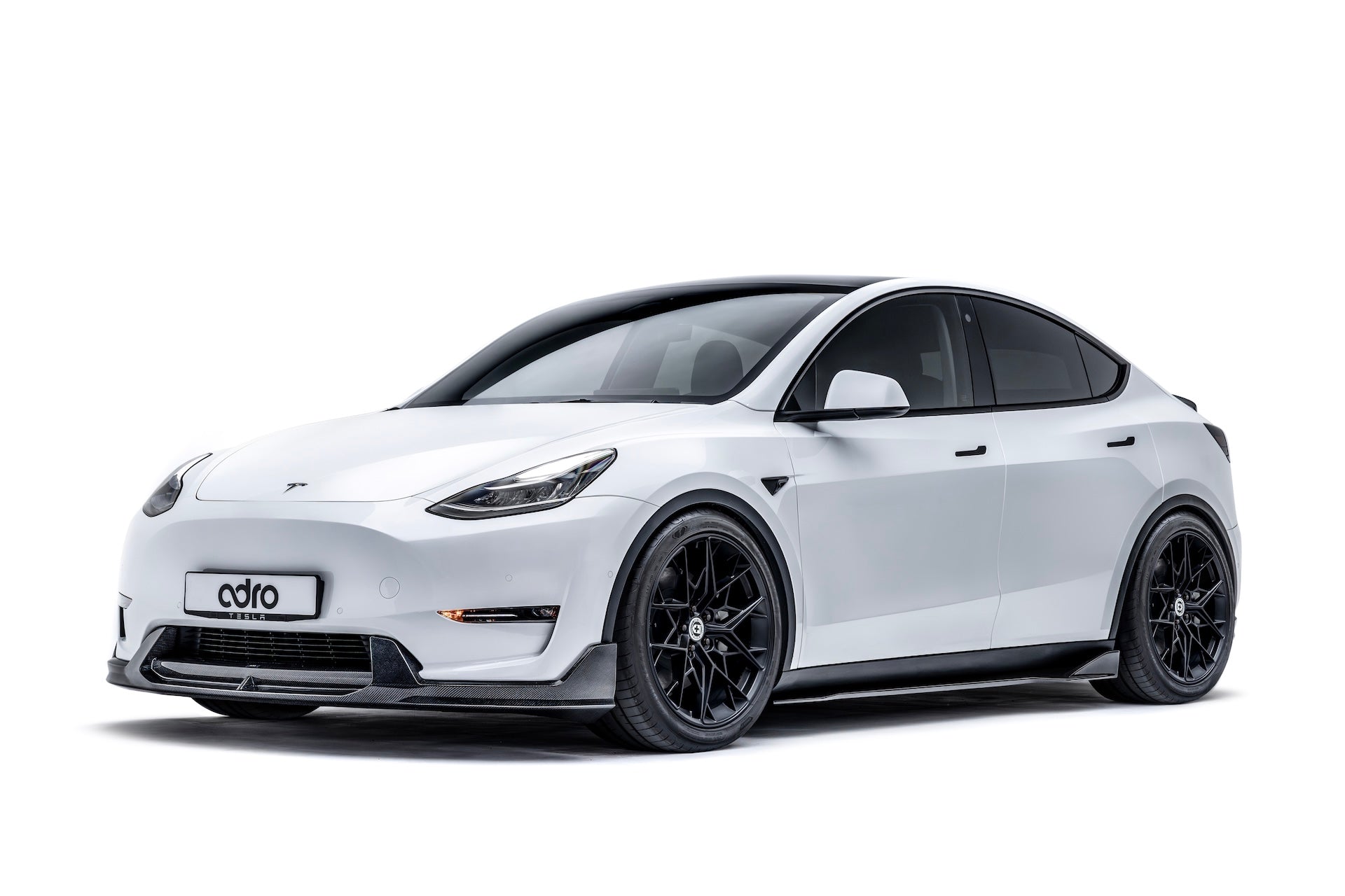Tesla Model Y V2 Carbon Fiber Side Skirts 2022-2024