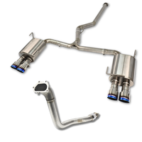 Korsh Subaru WRX 2011-14/STI 2011-2021 Auto Turbo Back Exhaust - Titanium Catback with Stainless Downpipe