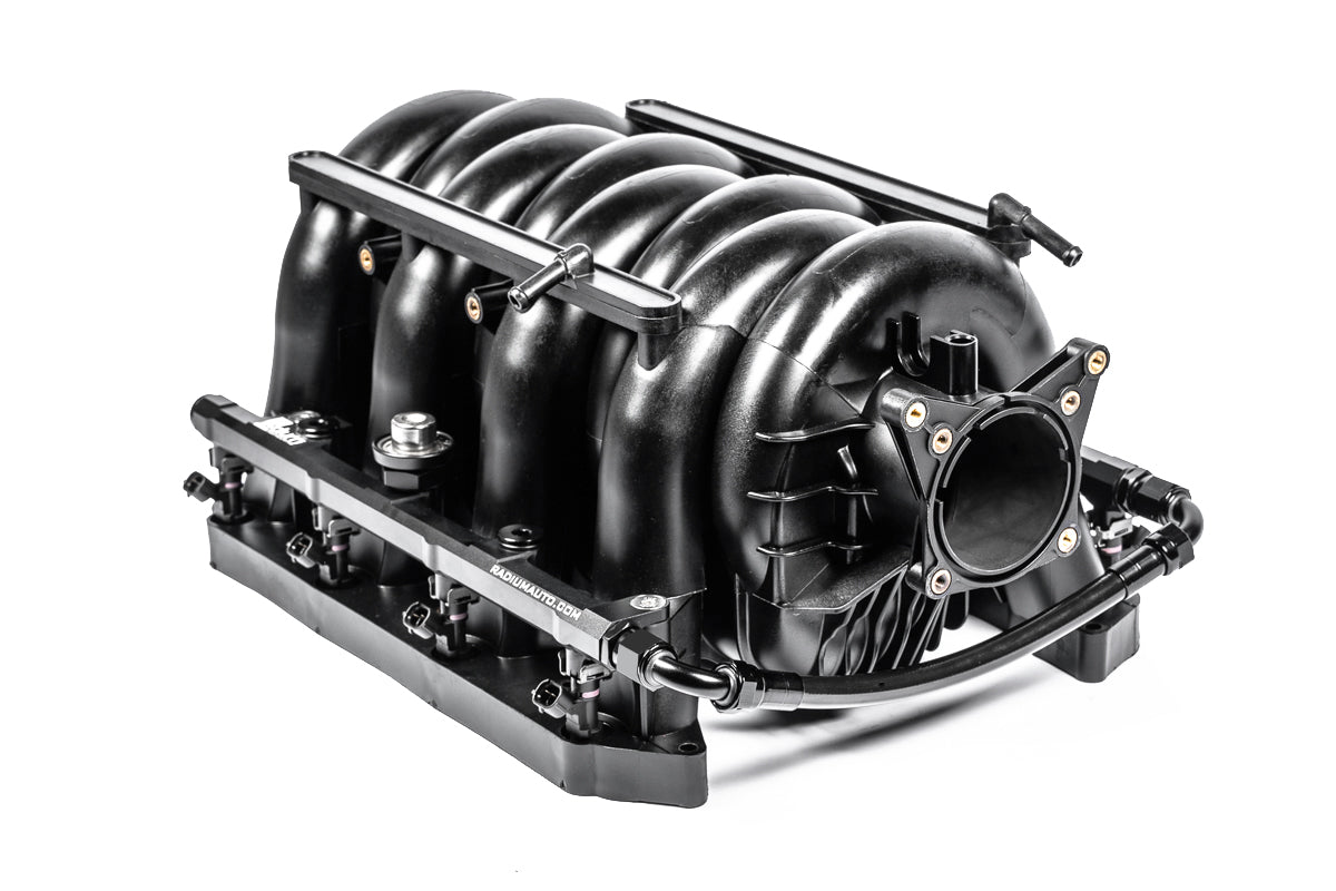 Radium 20-1056 VK56DE fuel rails installed – view 5