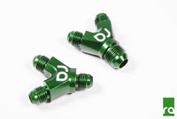 Radium 14-0186 Y-adapter block family (14-0177 and 14-0186)