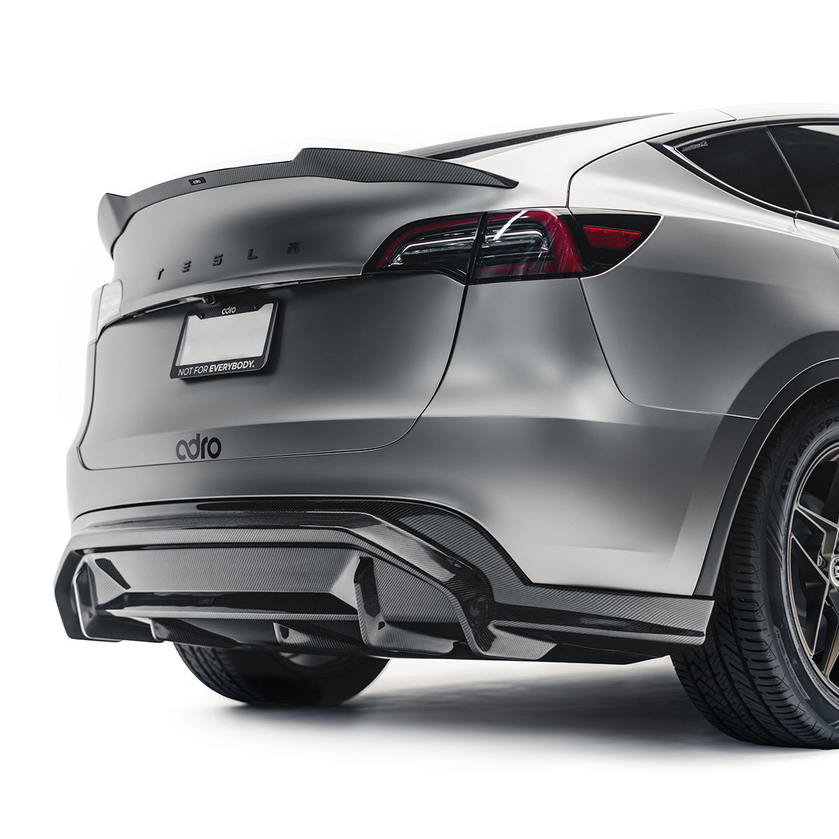 Tesla Model Y V2 Carbon Fiber Rear Diffuser 2022-2024