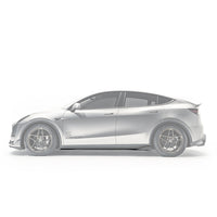 Tesla Model Y V2 Carbon Fiber Side Skirts 2022-2024