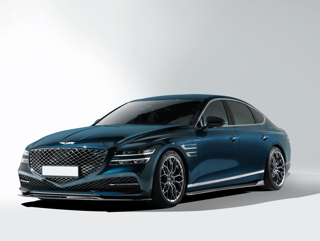 Genesis G80 (RG3) Carbon Fiber Lip Splitter 2021+