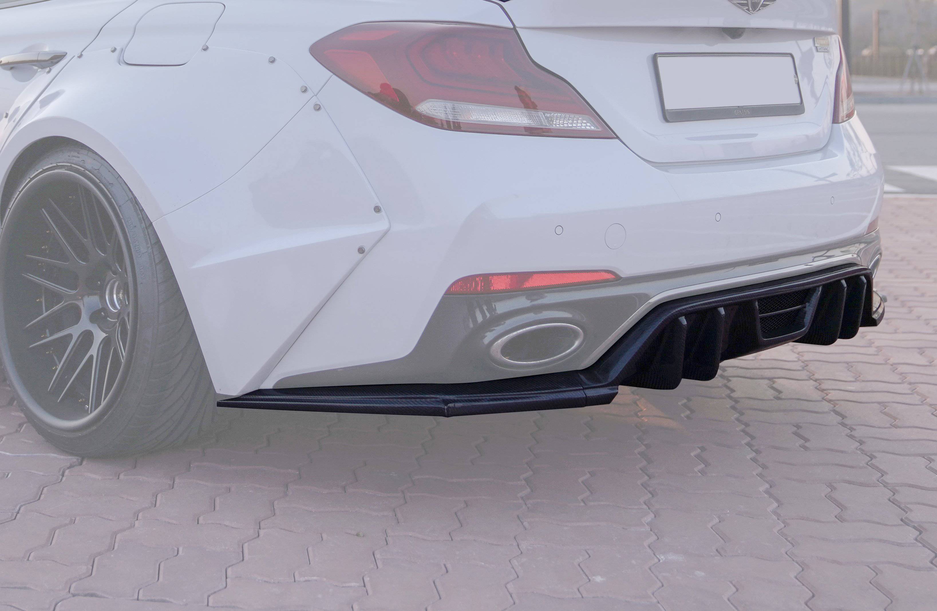 Genesis G70 3.3L Carbon Fiber Rear Diffuser V2 2019-2021