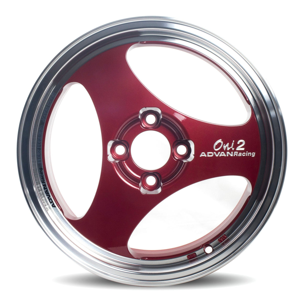 Advan Racing Oni2 wheel – Machining & Racing Candy Red (MCR)