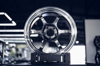 Advan Racing R6 wheel – Machining & Hyper Platinum Black (MPB)