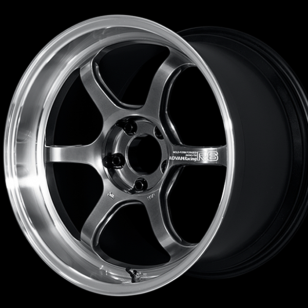 Advan Racing R6 wheel – Machining & Hyper Platinum Black (MPB)