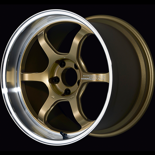 Advan Racing R6 wheel – Machining & Racing Brass Gold (MRBG)
