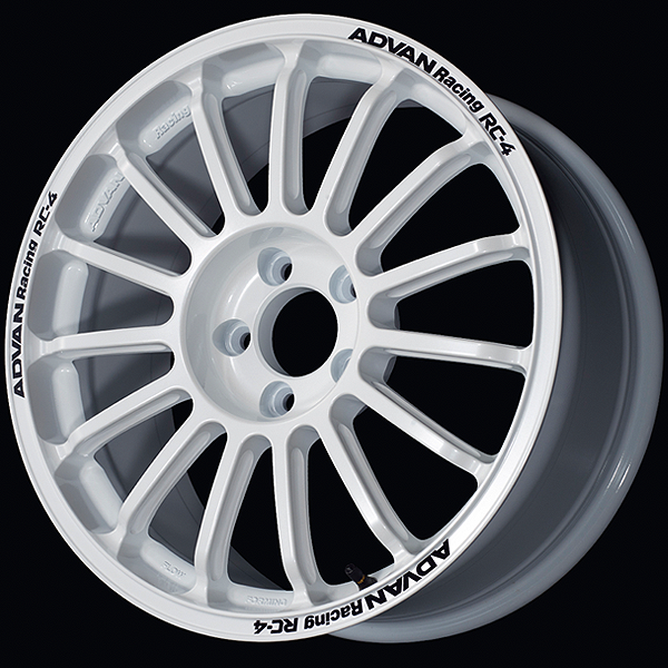 Advan Racing RC-4 wheel – Rally White (RW)
