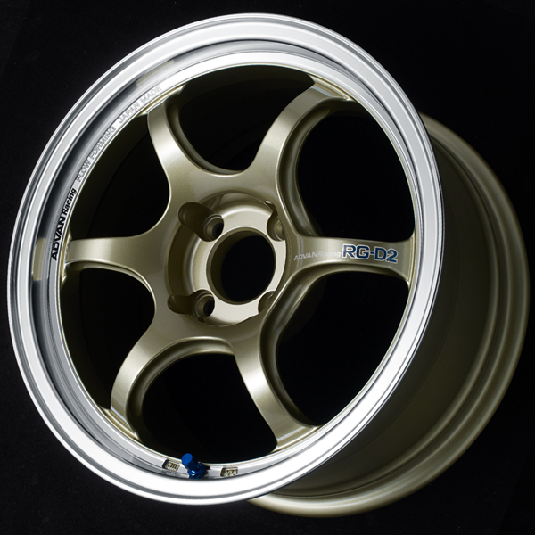 Advan Racing RG-D2 wheel – Machining & Champagne Gold (MCG)