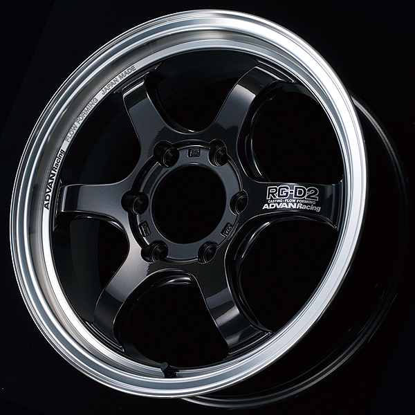 Advan Racing RG-D2 for Hiace wheel – Machining & Black Gun Metallic (MBG)