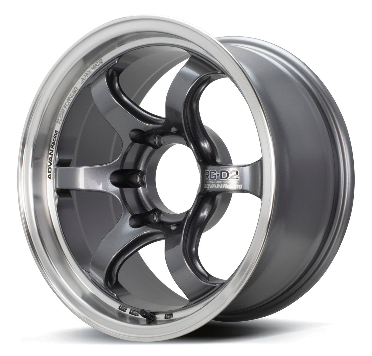 Advan Racing RG-D2 for Hiace wheel – Machining & Racing Gun Metallic (MGM)
