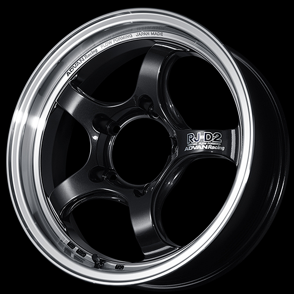 Advan Racing RJ-D2 for Jimny wheel – Machining & Black Gun Metallic (MBG)