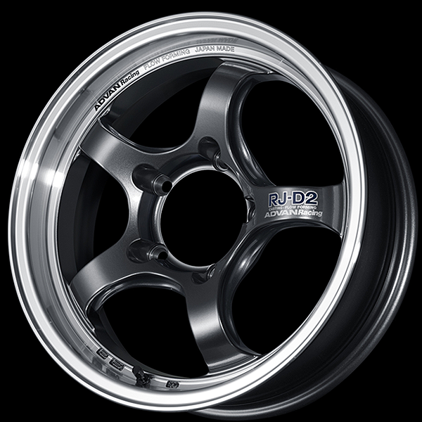 Advan Racing RJ-D2 for Jimny wheel – Machining & Racing Gun Metallic (MGM)