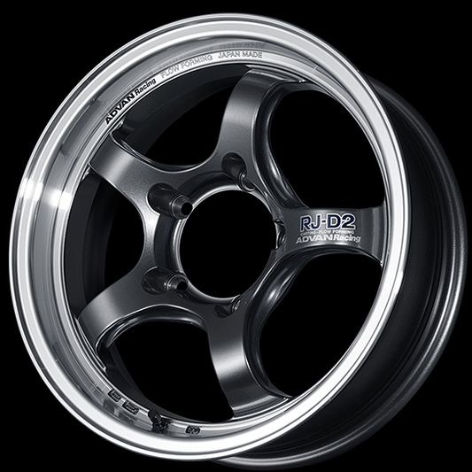 Advan Racing RJ-D2 for Jimny wheel – Machining & Racing Gun Metallic (MGM)