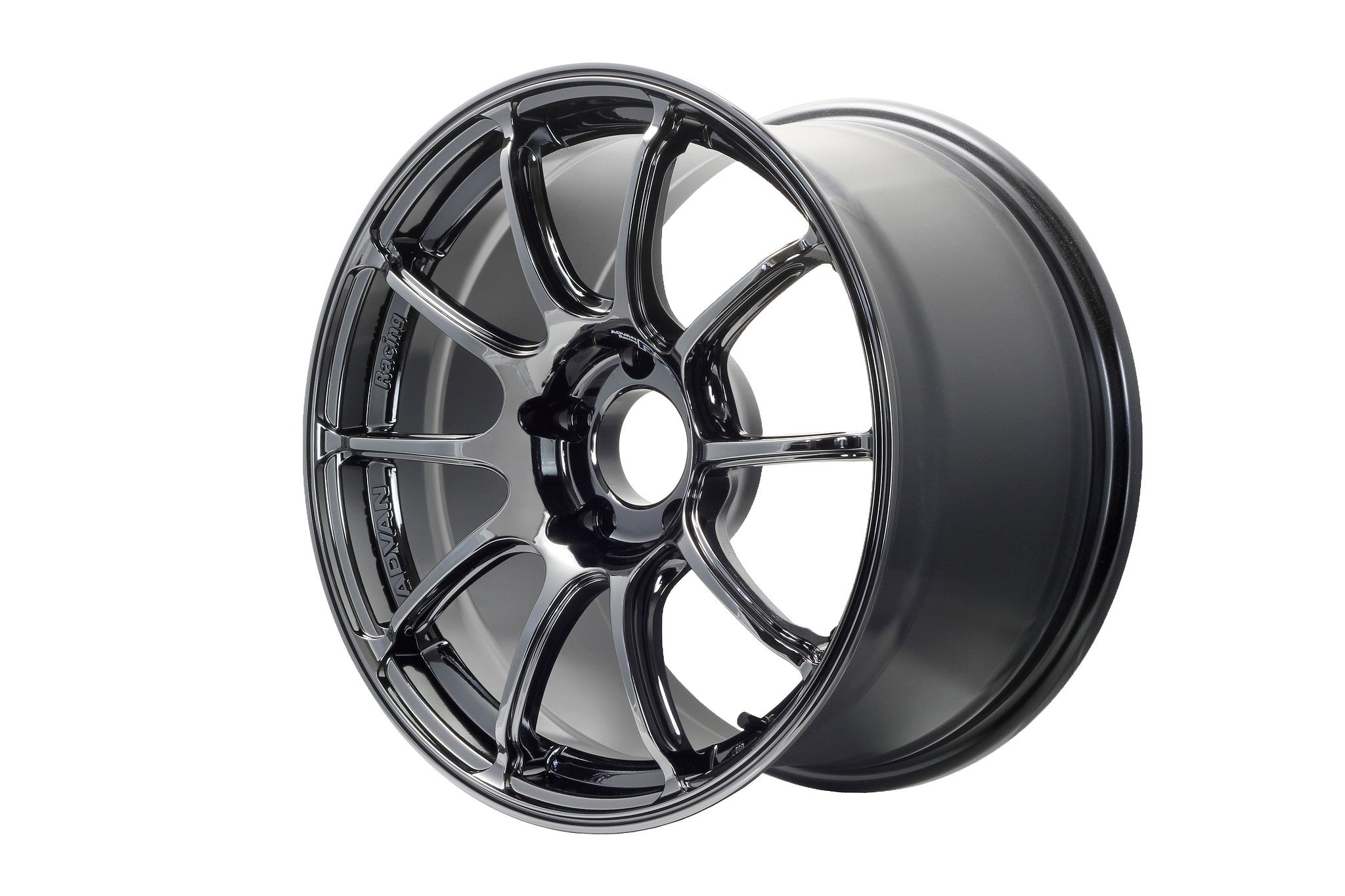 Advan Racing RZII wheel – Racing Hyper Black & Ring (HBR)