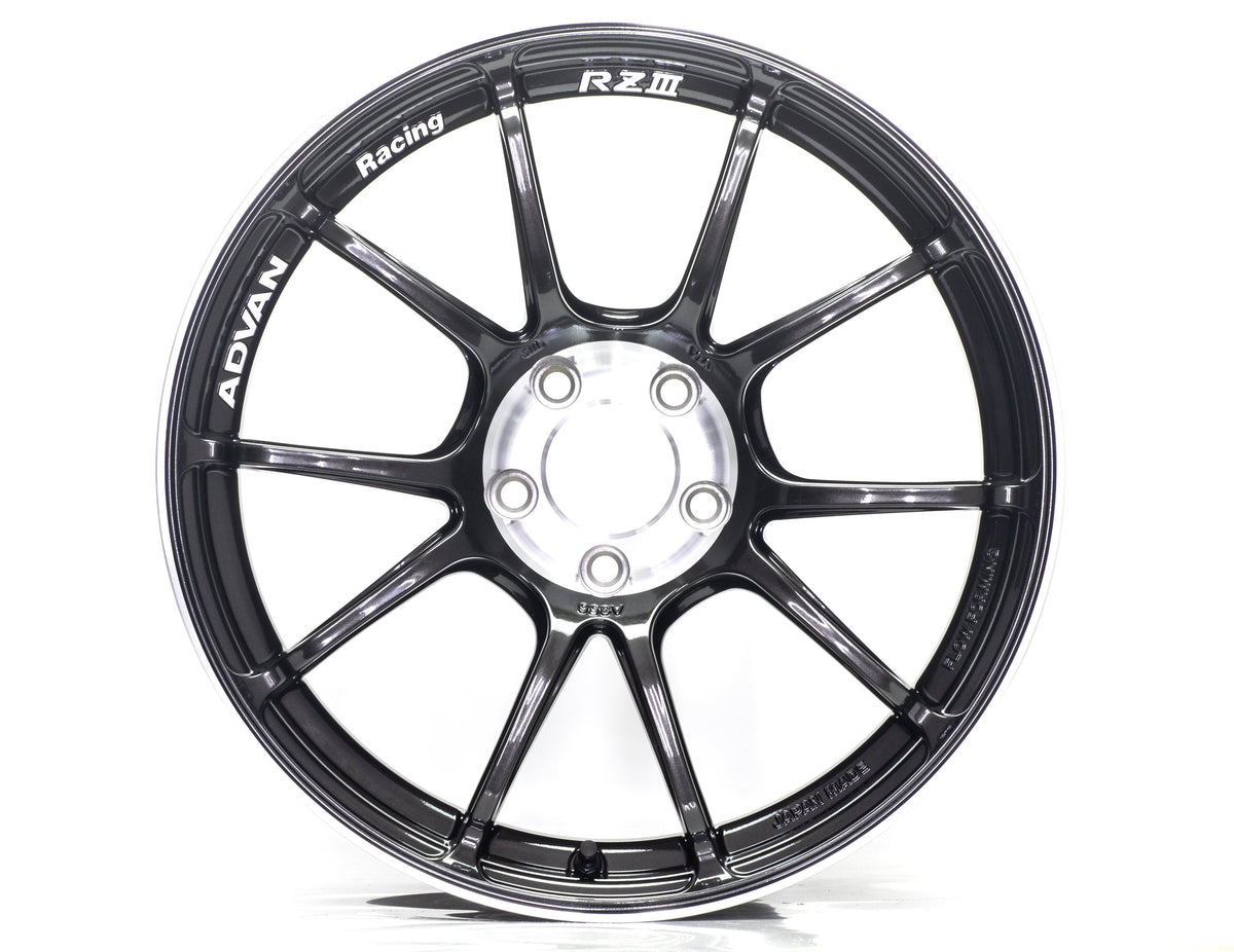 Advan Racing RZIII wheel – Black Gun Metallic & Diamond Cut (BGC)