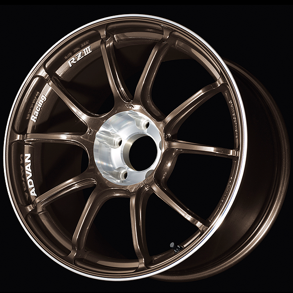 Advan Racing RZIII wheel – Umber Bronze Metallic & Diamond Cut (UBC)