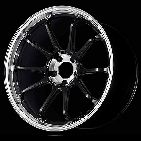 Advan RZ-DF2 wheel – Diamond cut & Racing Titanium Black (DRTB)