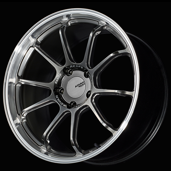 Advan RZ-DF2 for Porsche wheel – Machining & Hyper Platinum Black (MHPB)