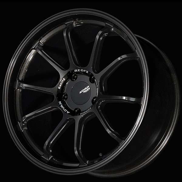 Advan RZ-DF2 for Porsche wheel – Racing Titanium Black (TBK)