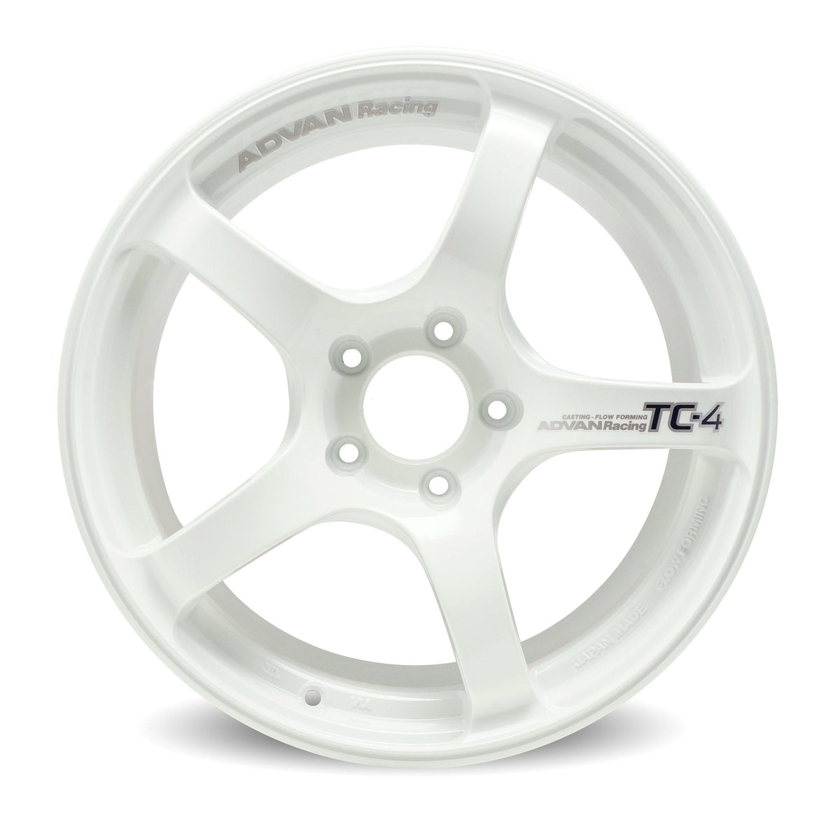 Advan TC-4 wheel – Racing White Metallic & Ring (WMR)